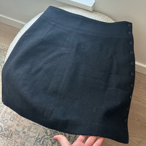 Black Wool Skirt - Picture 1 of 1